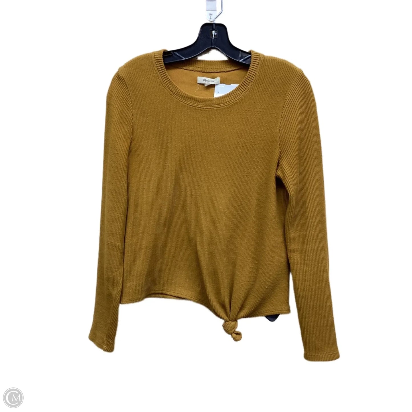Top Long Sleeve By Madewell In Yellow, Size: S