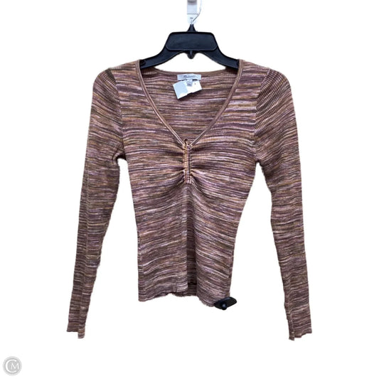 Top Long Sleeve By Madewell In Multi-colored, Size: S