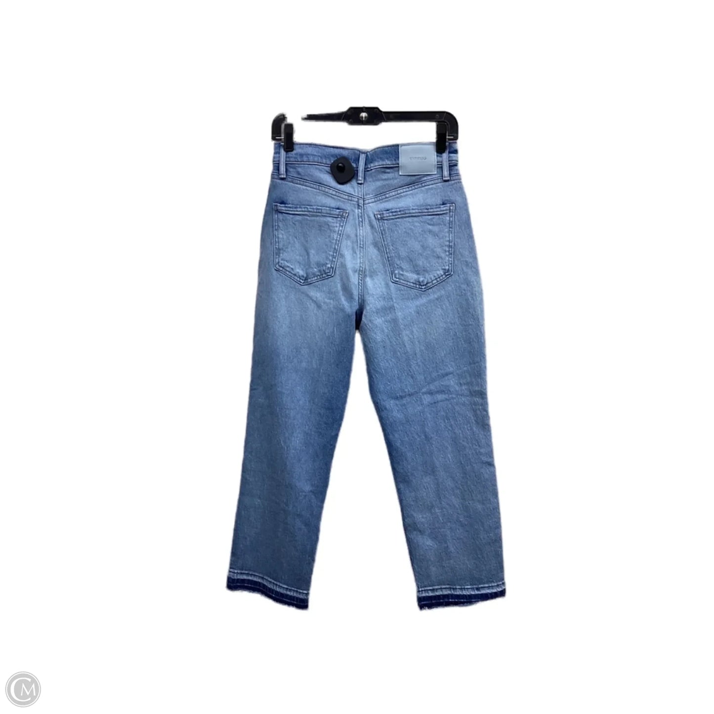 Jeans Straight By Express In Blue Denim, Size: 2