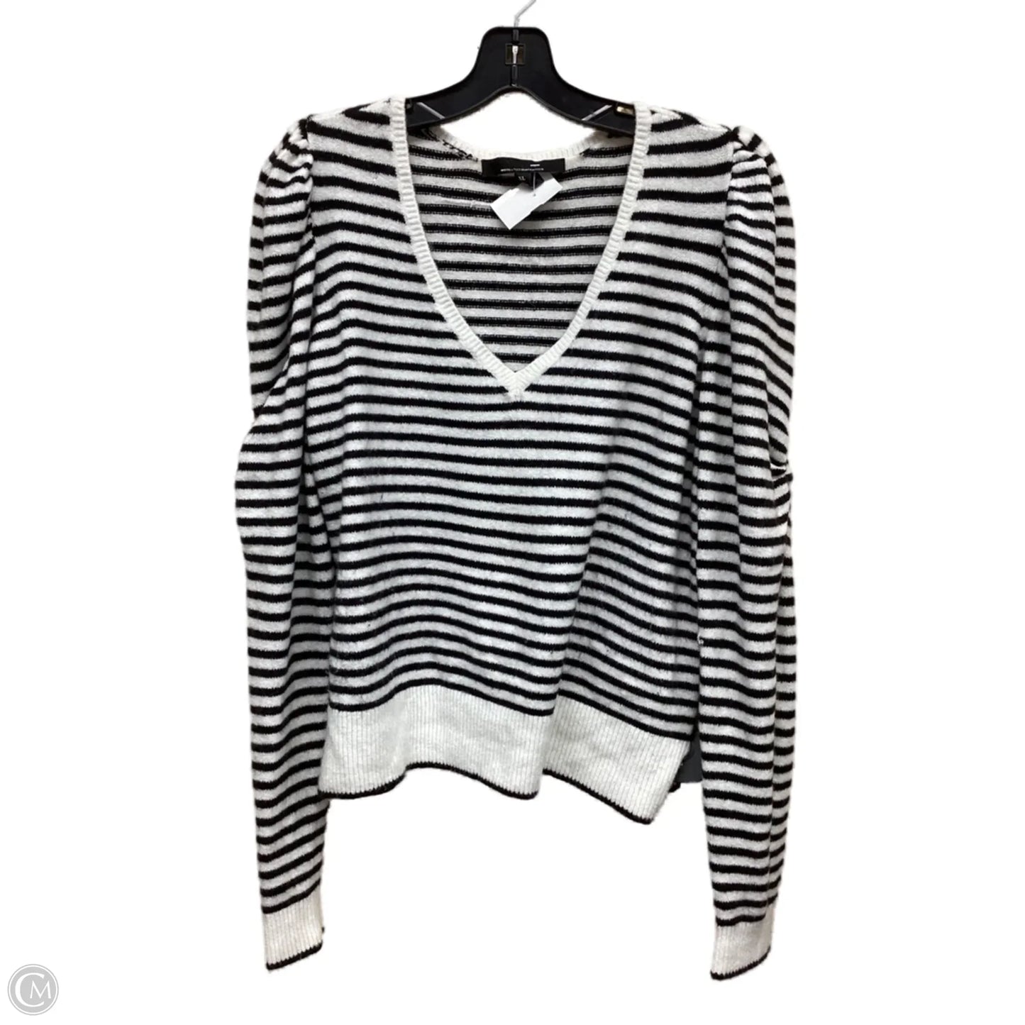Top Long Sleeve By White House Black Market In Striped Pattern, Size: Xl