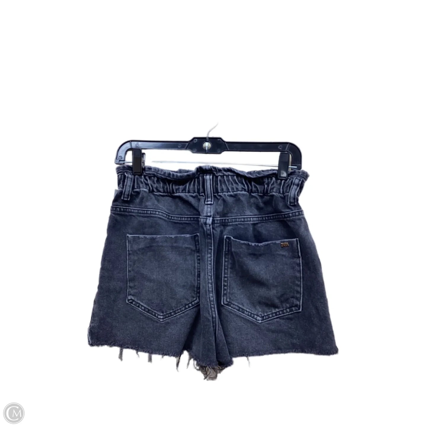 Shorts By Zara In Black Denim, Size: 4