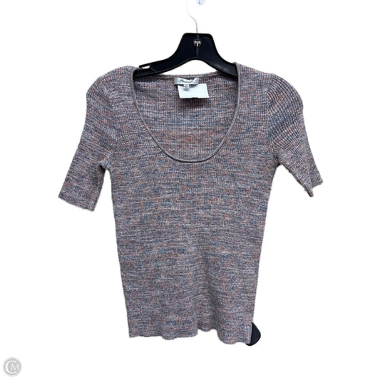 Top Short Sleeve By Madewell In Multi-colored, Size: Xs