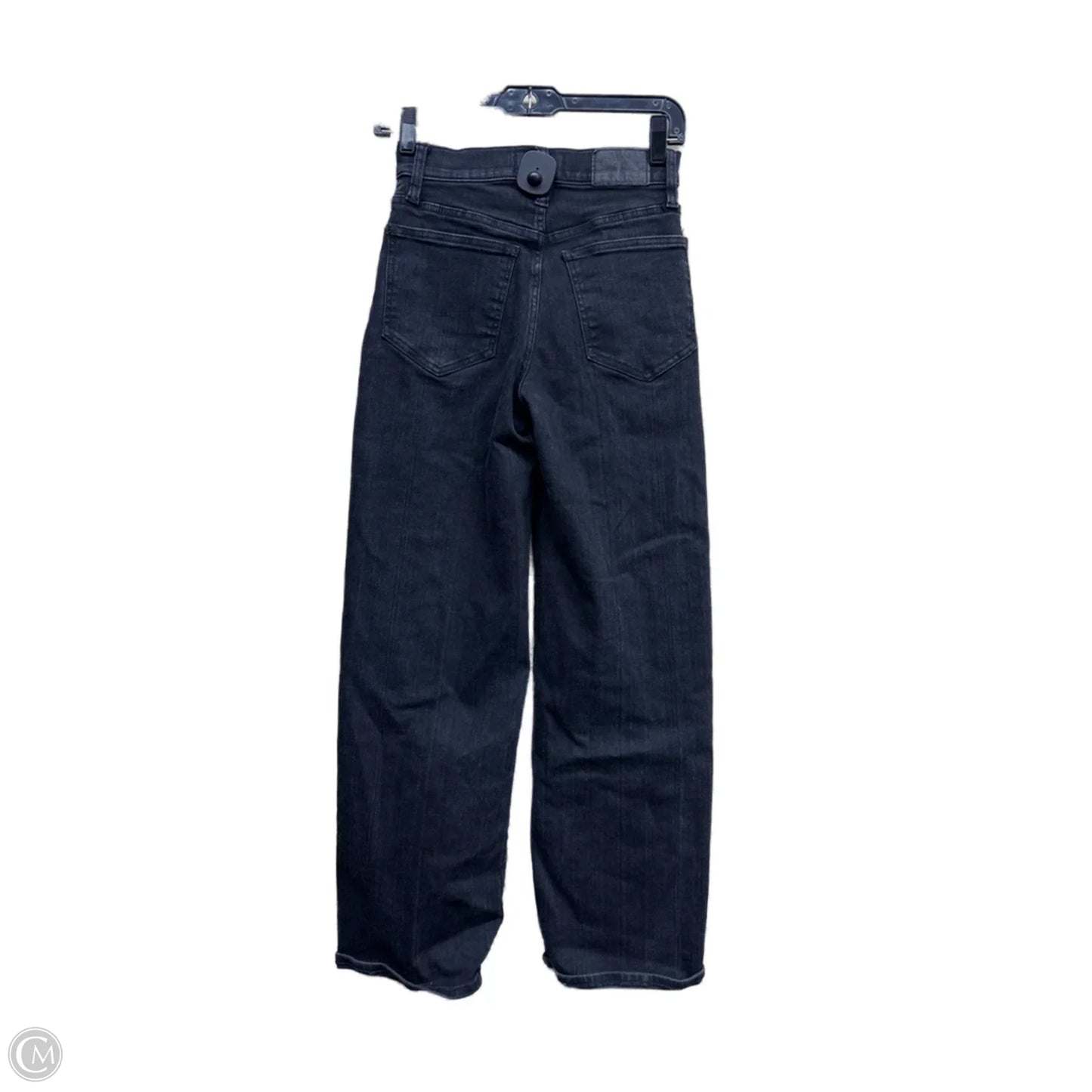 Jeans Wide Leg By Madewell In Black Denim, Size: 0