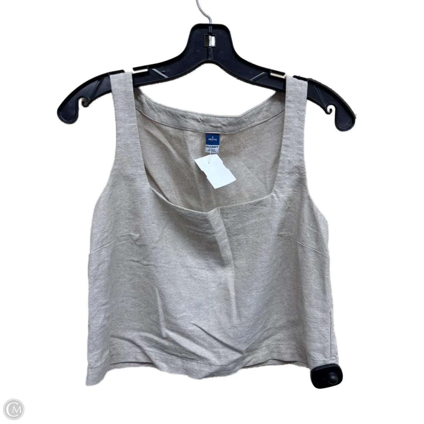 Top Sleeveless By Old Navy In Tan, Size: Sp