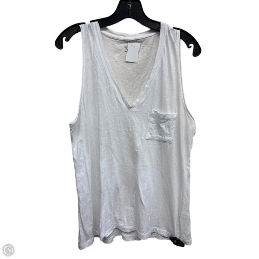 Top Sleeveless By Madewell In White, Size: M