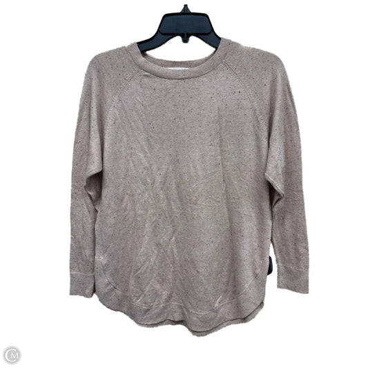 Top Long Sleeve By Loft In Tan, Size: Xsp