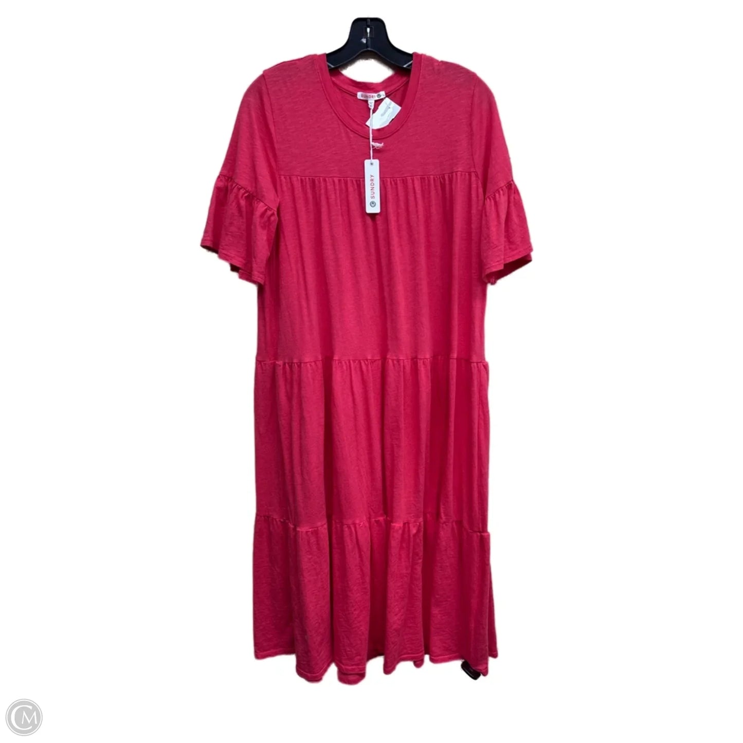 Dress Casual Midi By Sundry In Red, Size: 2