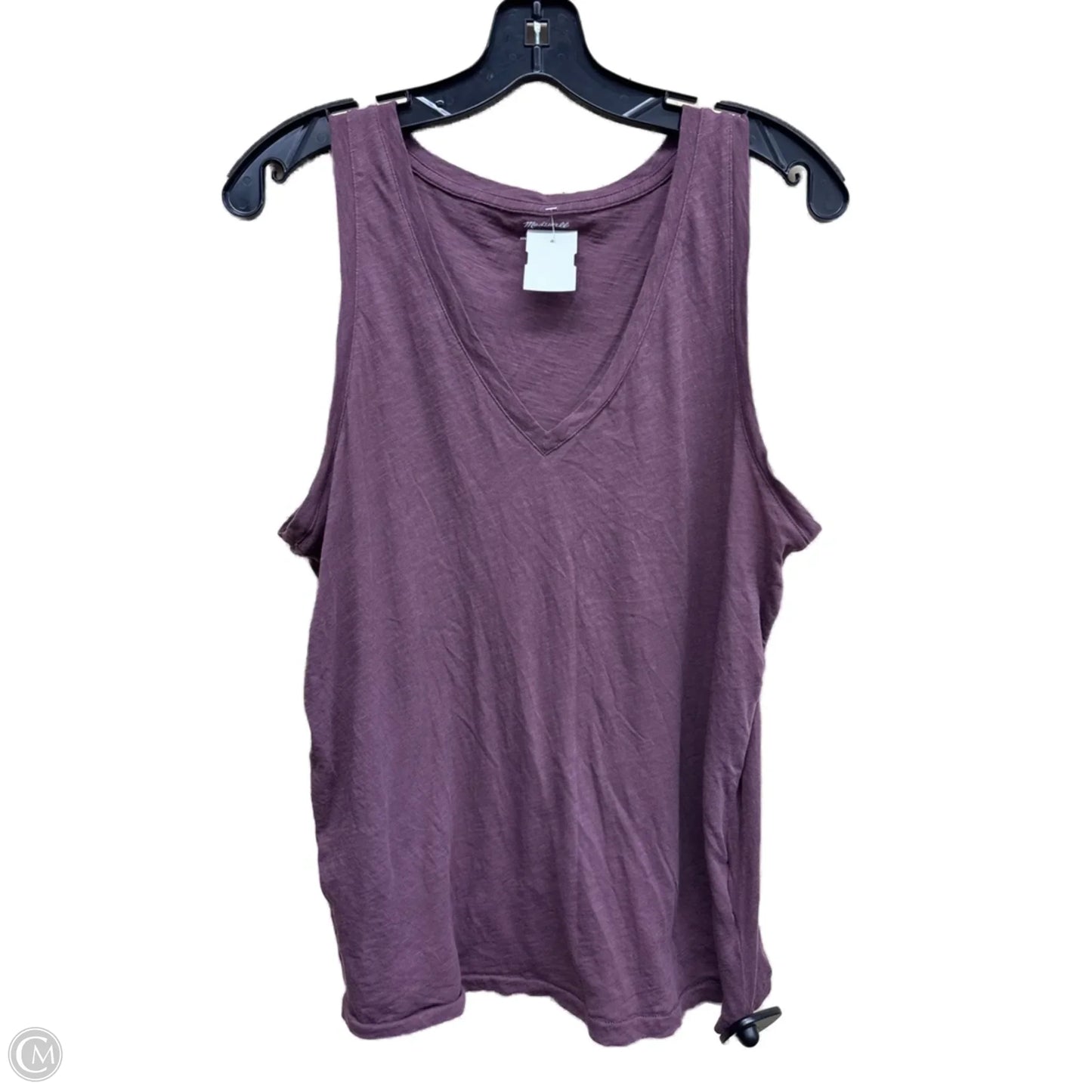 Top Sleeveless By Madewell In Purple, Size: M