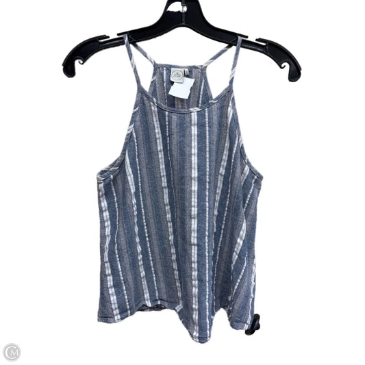 Top Sleeveless By Paper Crane In Striped Pattern, Size: S