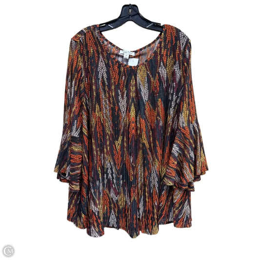 Top Long Sleeve By Studio In Multi-colored, Size: 2x