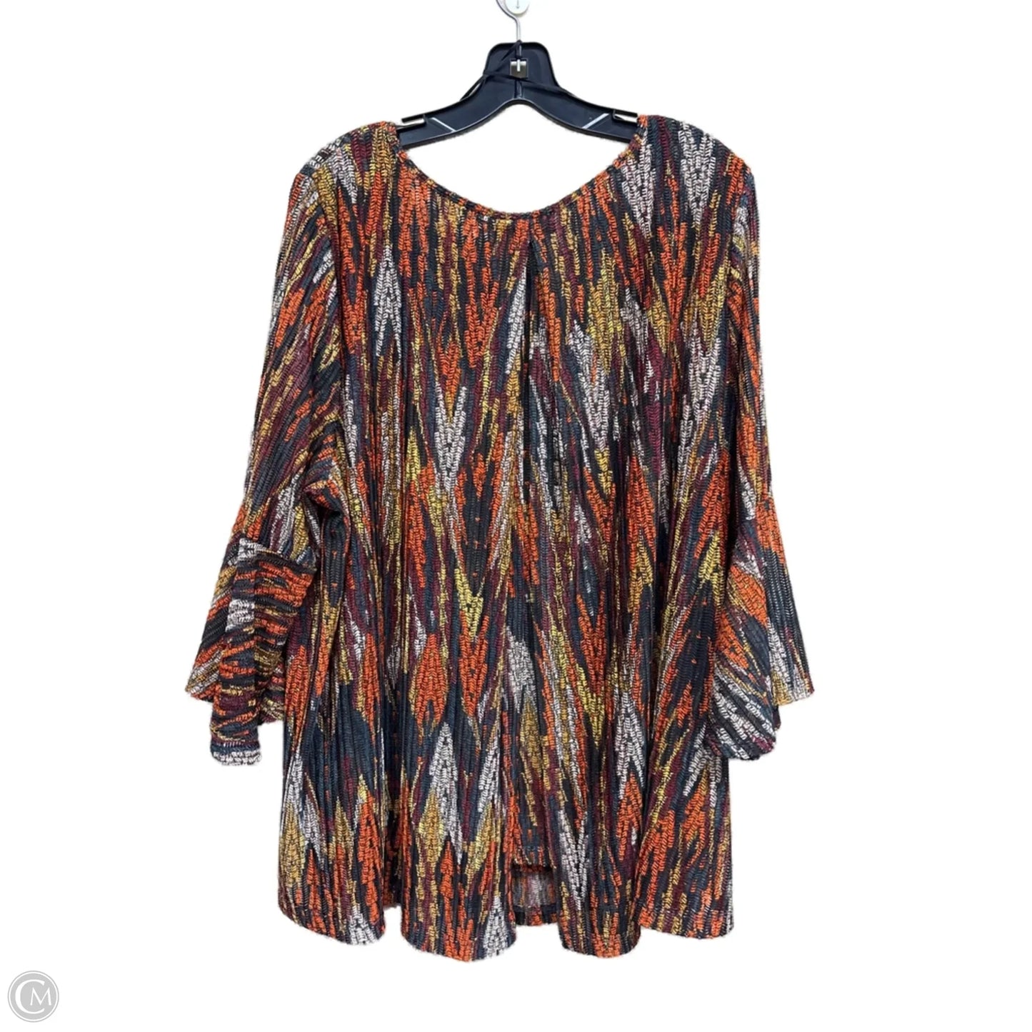 Top Long Sleeve By Studio In Multi-colored, Size: 2x
