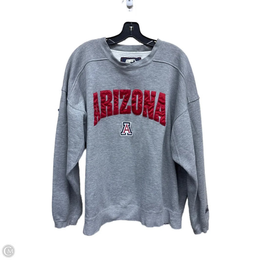 Sweatshirt Crewneck By Clothes Mentor In Grey, Size: Xl