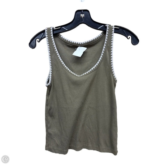 Top Sleeveless By Old Navy In Green, Size: M