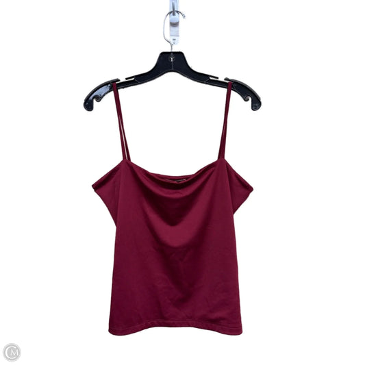 Top Sleeveless By Cotton On In Red, Size: M