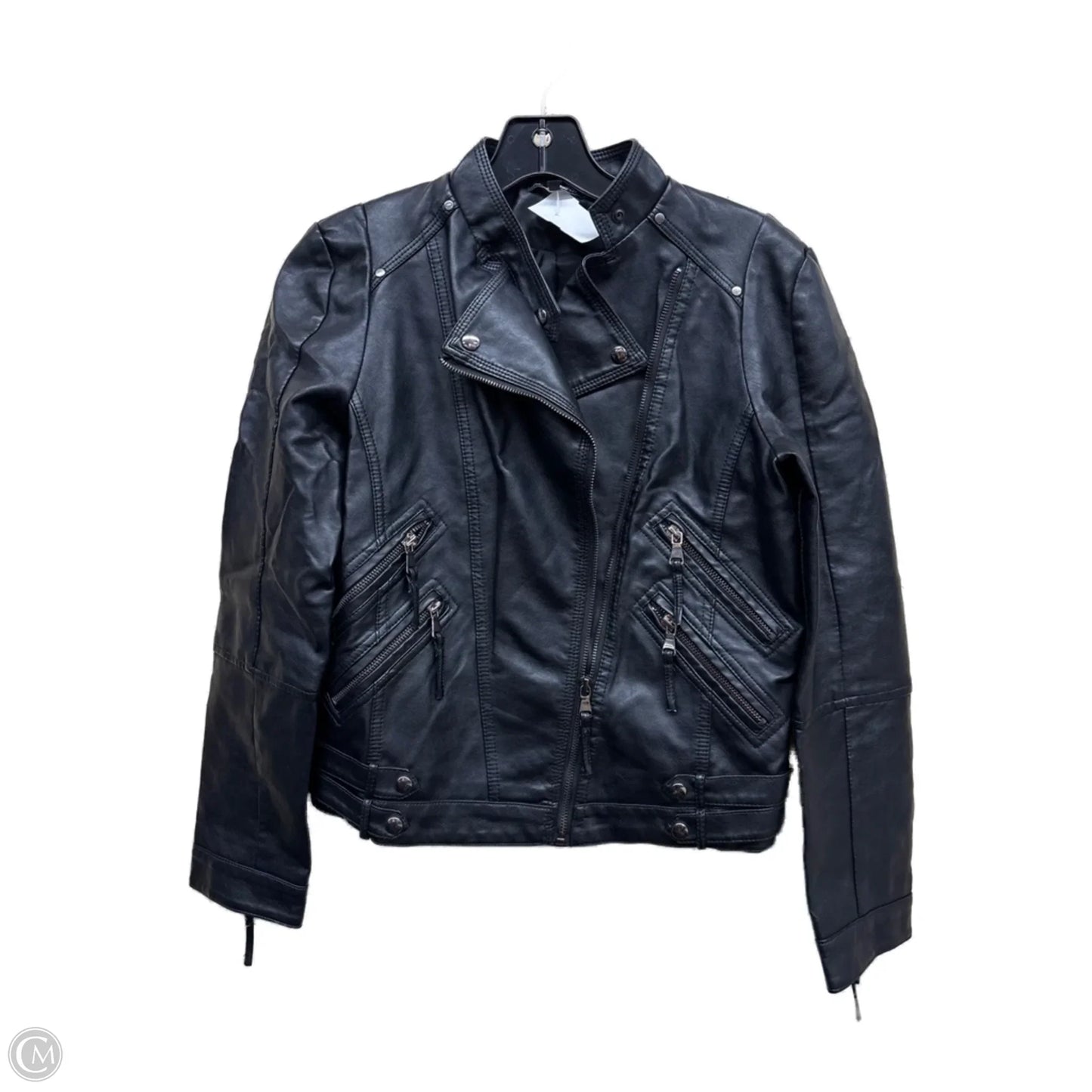 Jacket Moto By Fashion Nova In Black, Size: M