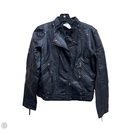Jacket Moto By Fashion Nova In Black, Size: M