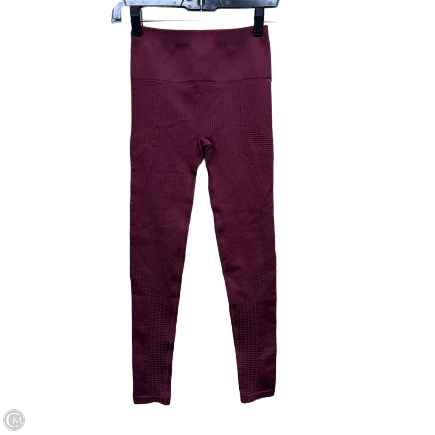 Athletic Leggings By Fabletics In Maroon, Size: Xs