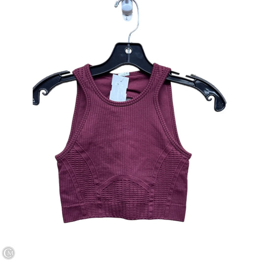 Athletic Tank Top By Fabletics In Maroon, Size: Xs