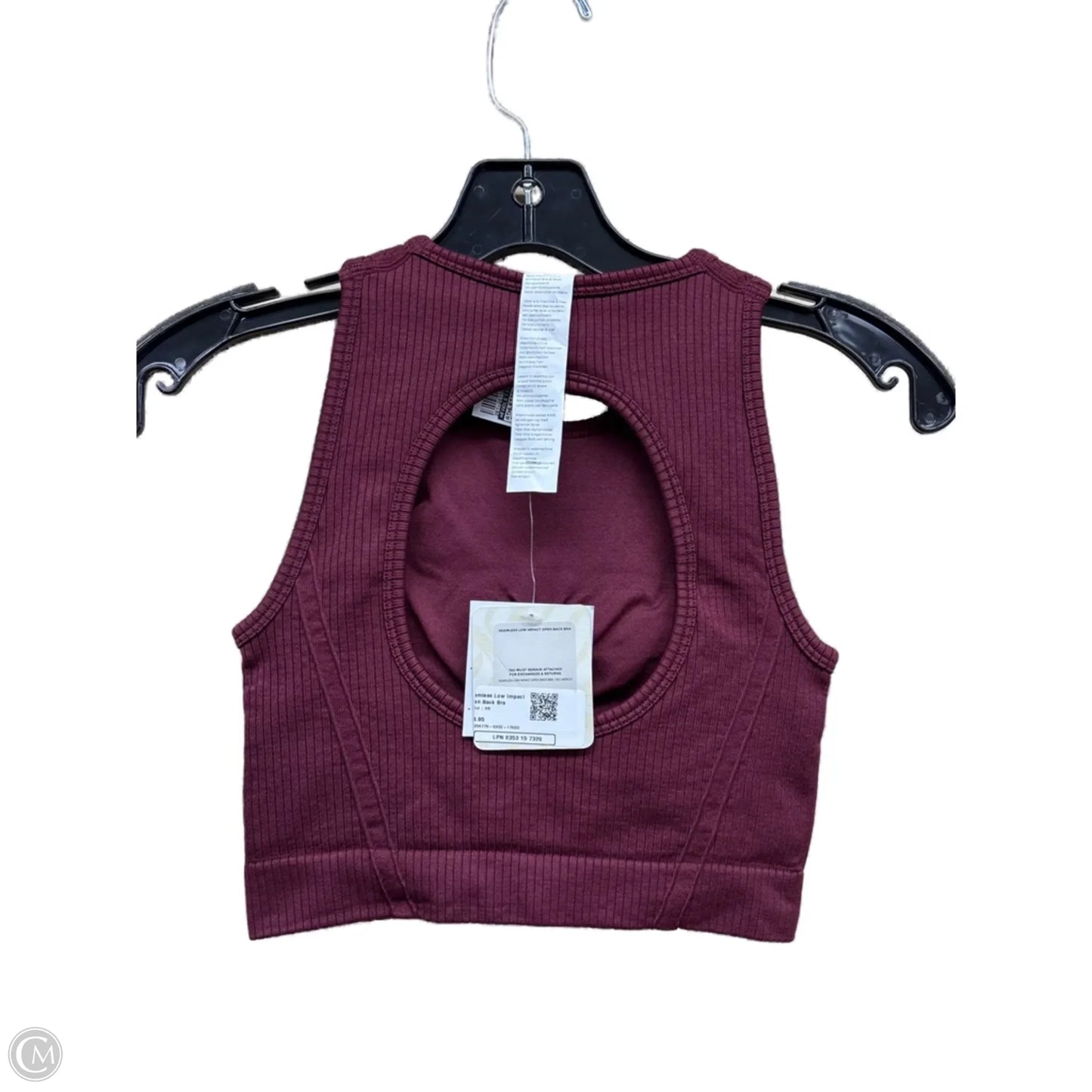 Athletic Tank Top By Fabletics In Maroon, Size: Xs