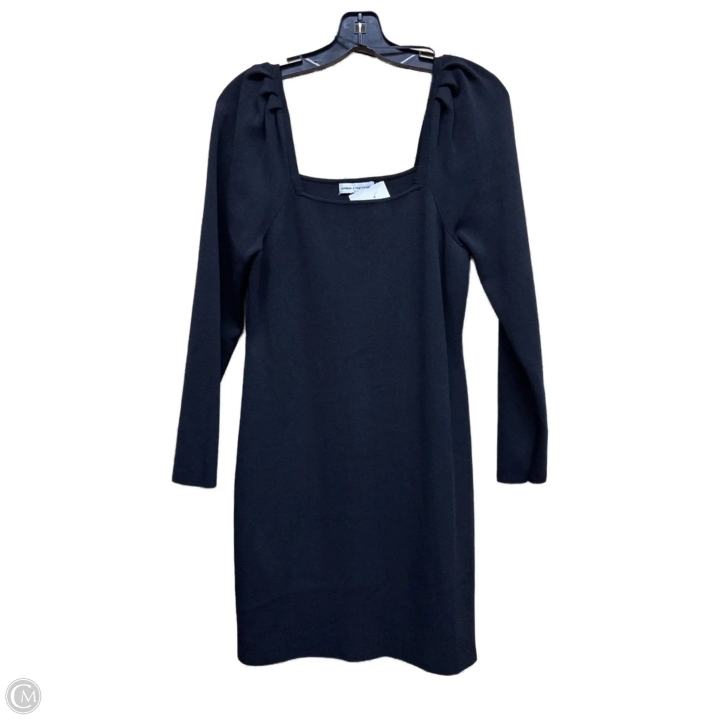 Dress Casual Midi By Express In Black, Size: L