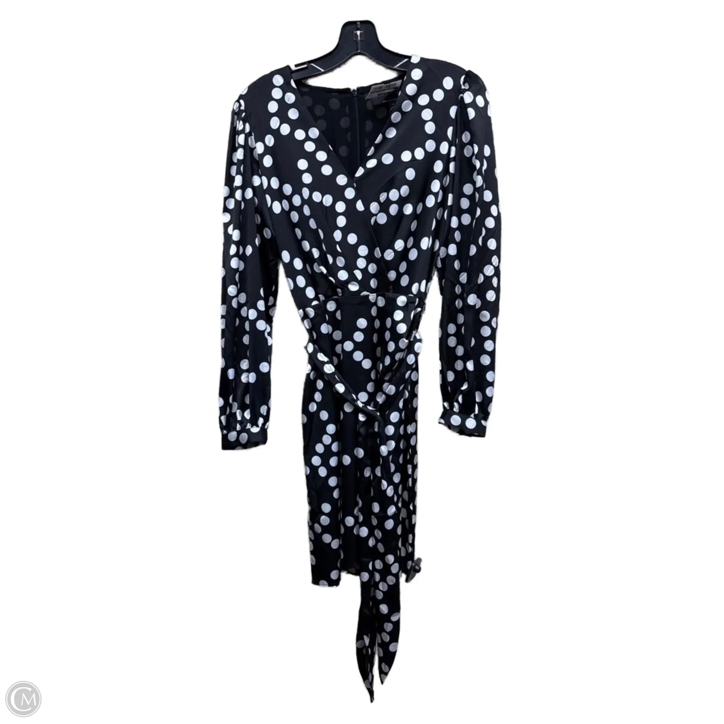 Dress Casual Midi By White House Black Market In Polkadot Pattern, Size: 0