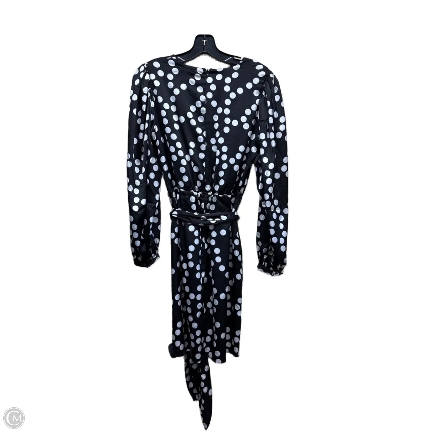 Dress Casual Midi By White House Black Market In Polkadot Pattern, Size: 0