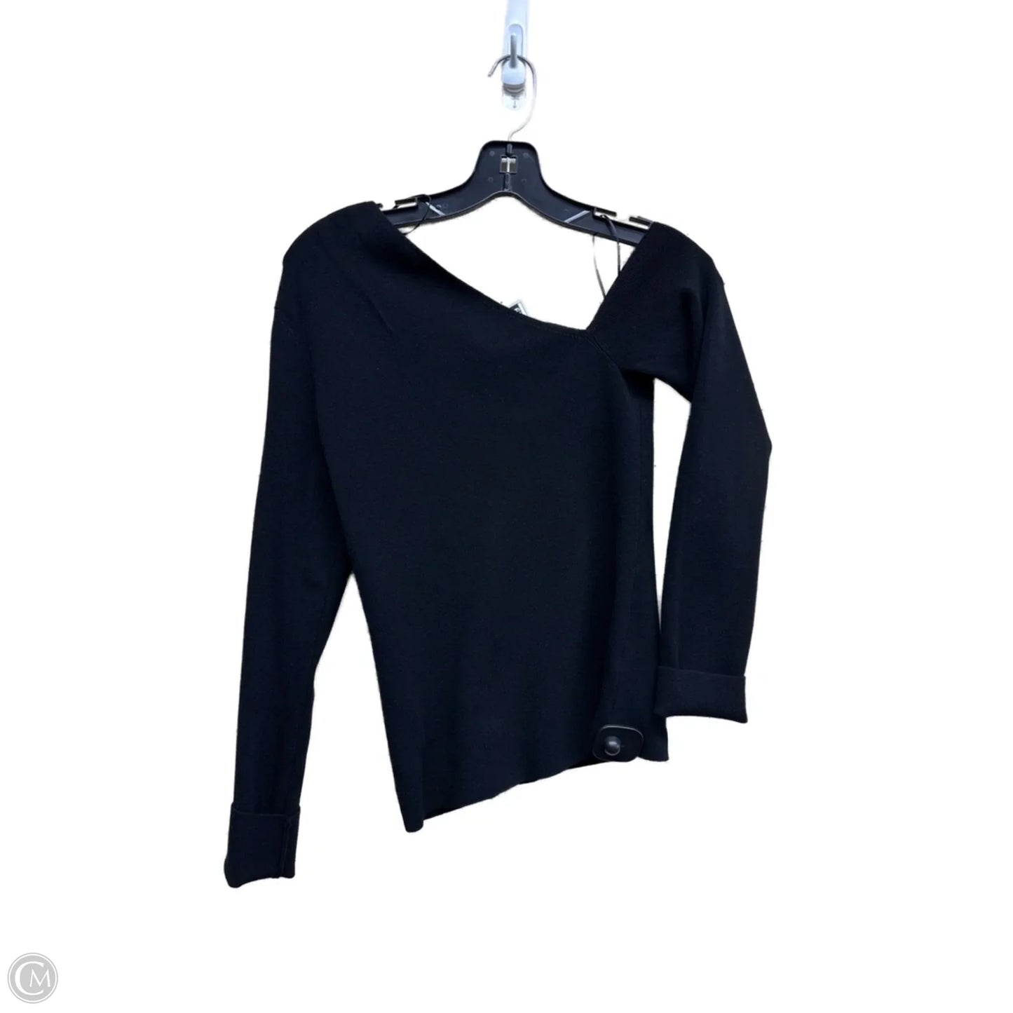 Top Long Sleeve By Astr In Black, Size: L