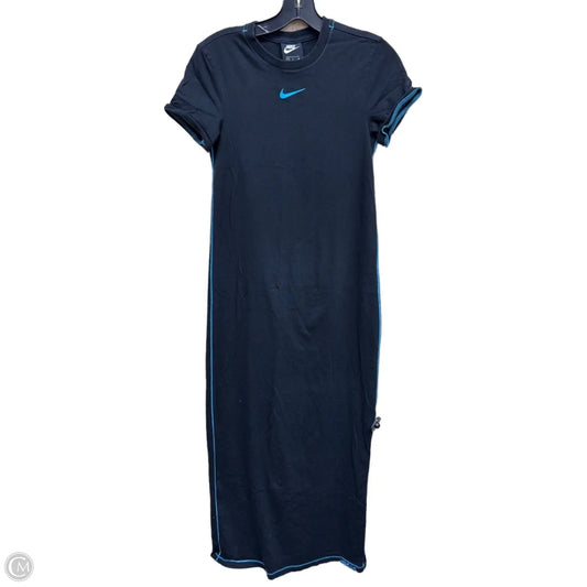 Dress Casual Maxi By Nike In Black & Blue, Size: S