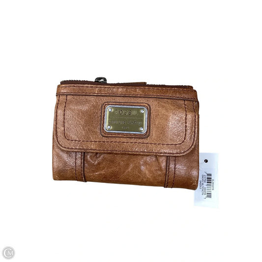 Wallet By Fossil, Size: Medium