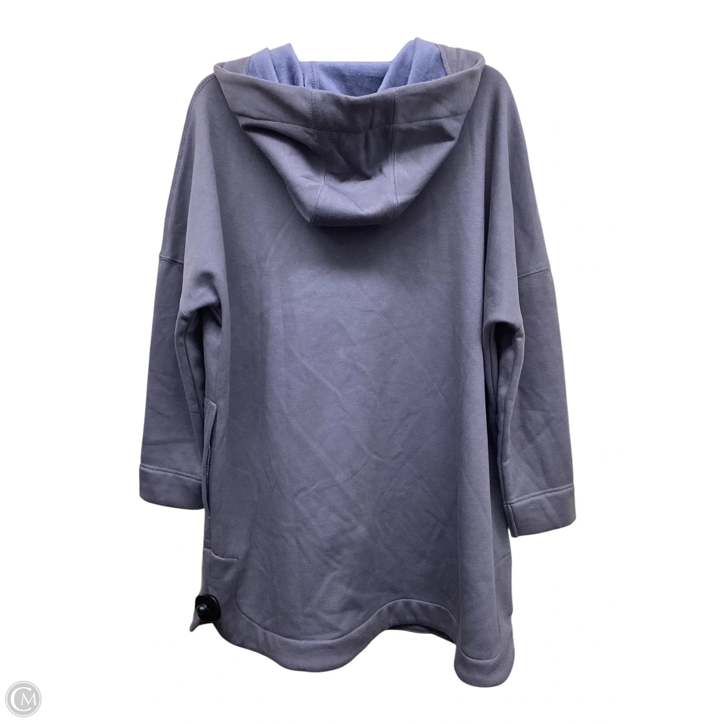 Jacket Fleece By Mono B In Grey, Size: L