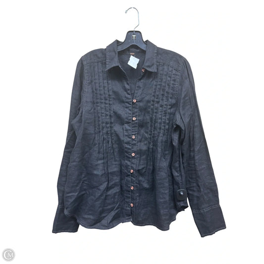 Top Long Sleeve By Free People In Black, Size: L