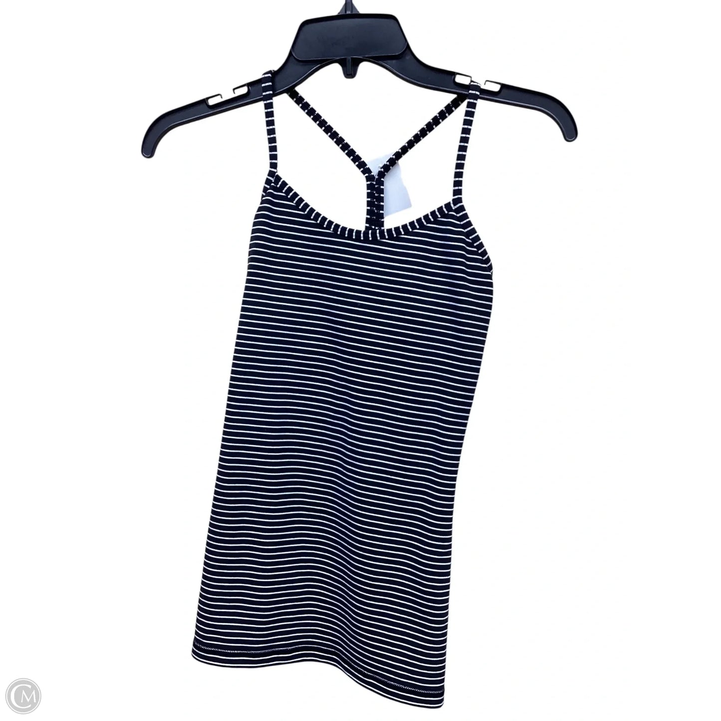 Athletic Tank Top By Lululemon In Striped Pattern, Size: 2