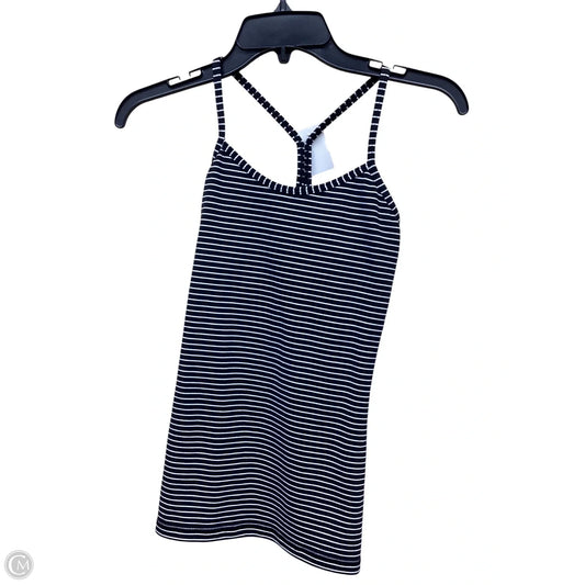 Athletic Tank Top By Lululemon In Striped Pattern, Size: 2