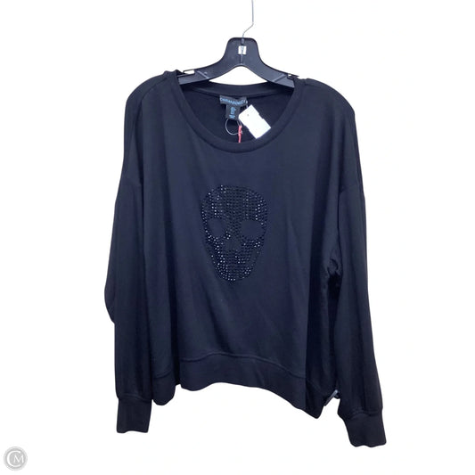 Top Long Sleeve By Cynthia Rowley In Black, Size: L