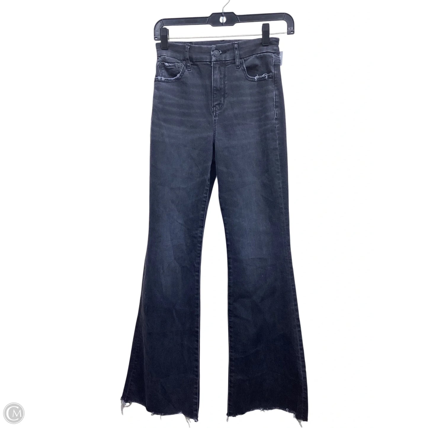 Jeans Boot Cut By American Eagle In Black Denim, Size: 0