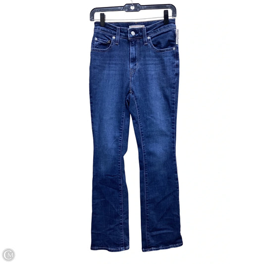 Jeans Boot Cut By Levis In Blue Denim, Size: 2