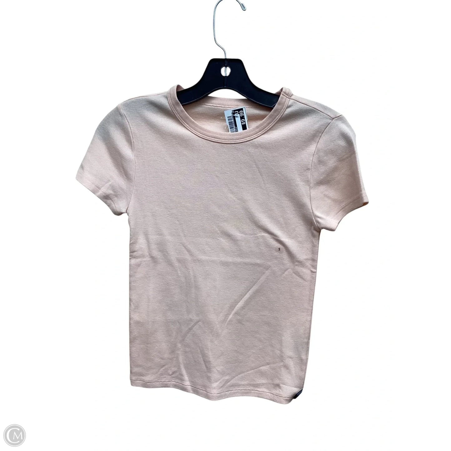 Top Short Sleeve By American Eagle In Orange, Size: S