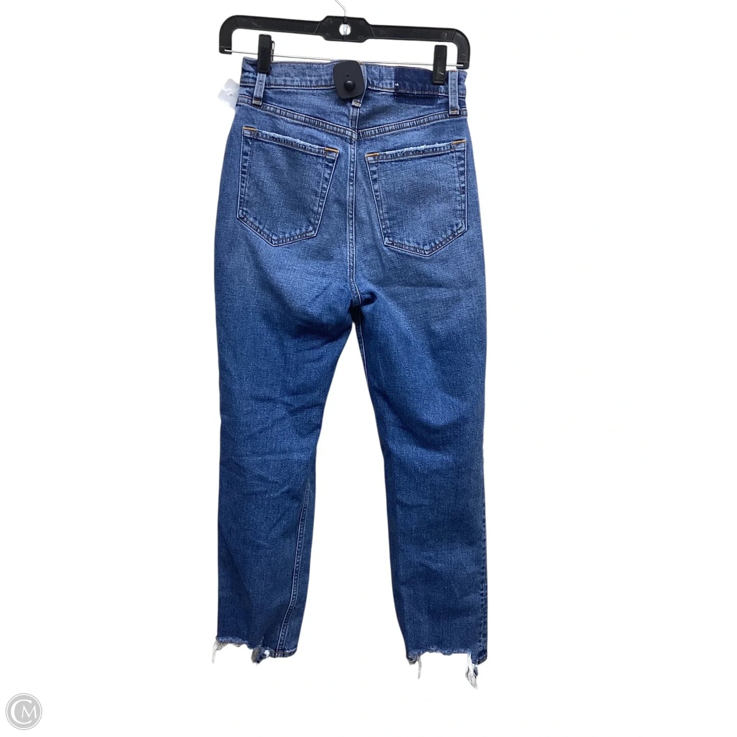 Jeans Straight By Abercrombie And Fitch In Blue Denim, Size: 2