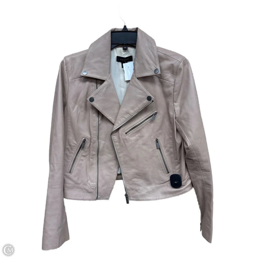 Jacket Leather By Halogen In Pink, Size: S