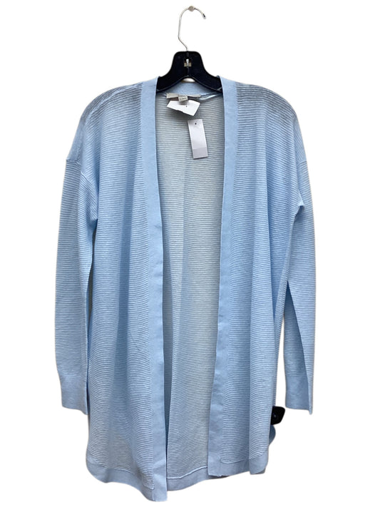 Sweater Cardigan By Loft In Blue, Size: S