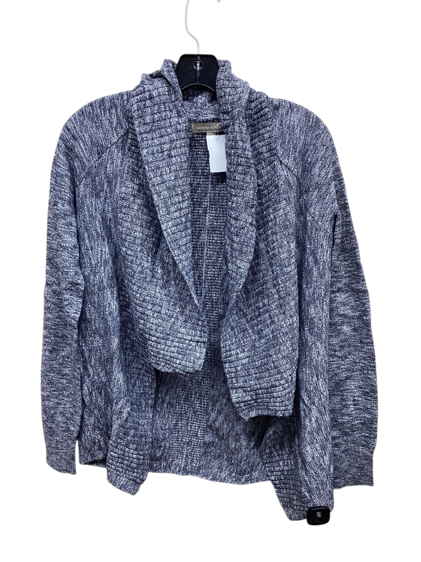 Sweater Cardigan By Banana Republic In Blue, Size: S