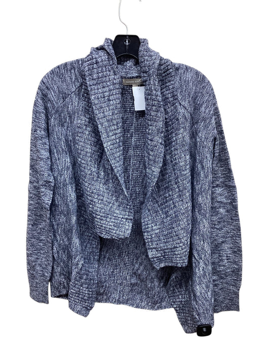 Sweater Cardigan By Banana Republic In Blue, Size: S