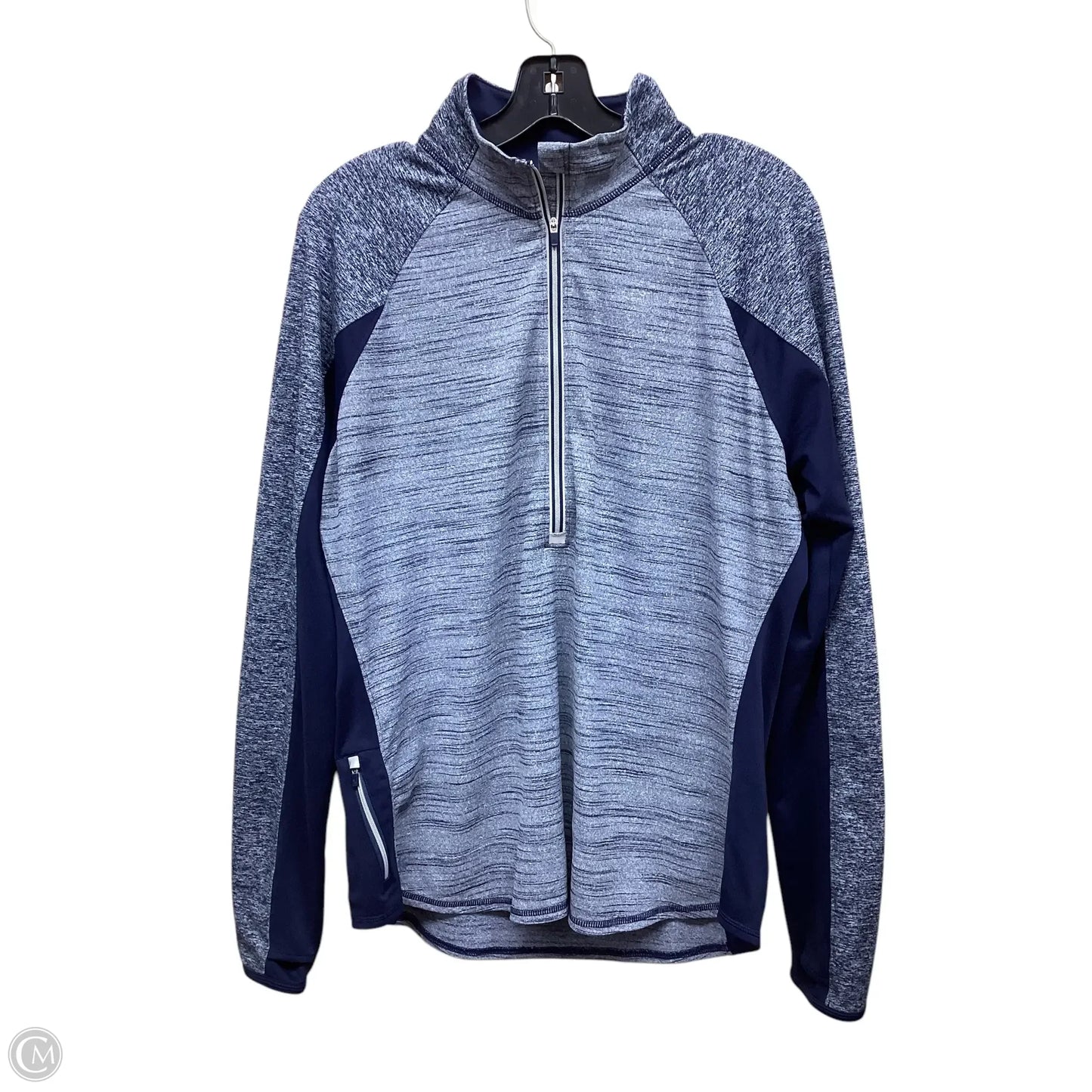 Athletic Top Long Sleeve Crewneck By Athleta In Blue, Size: Xl