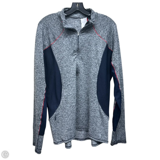 Athletic Top Long Sleeve Crewneck By Athleta In Grey, Size: Xl