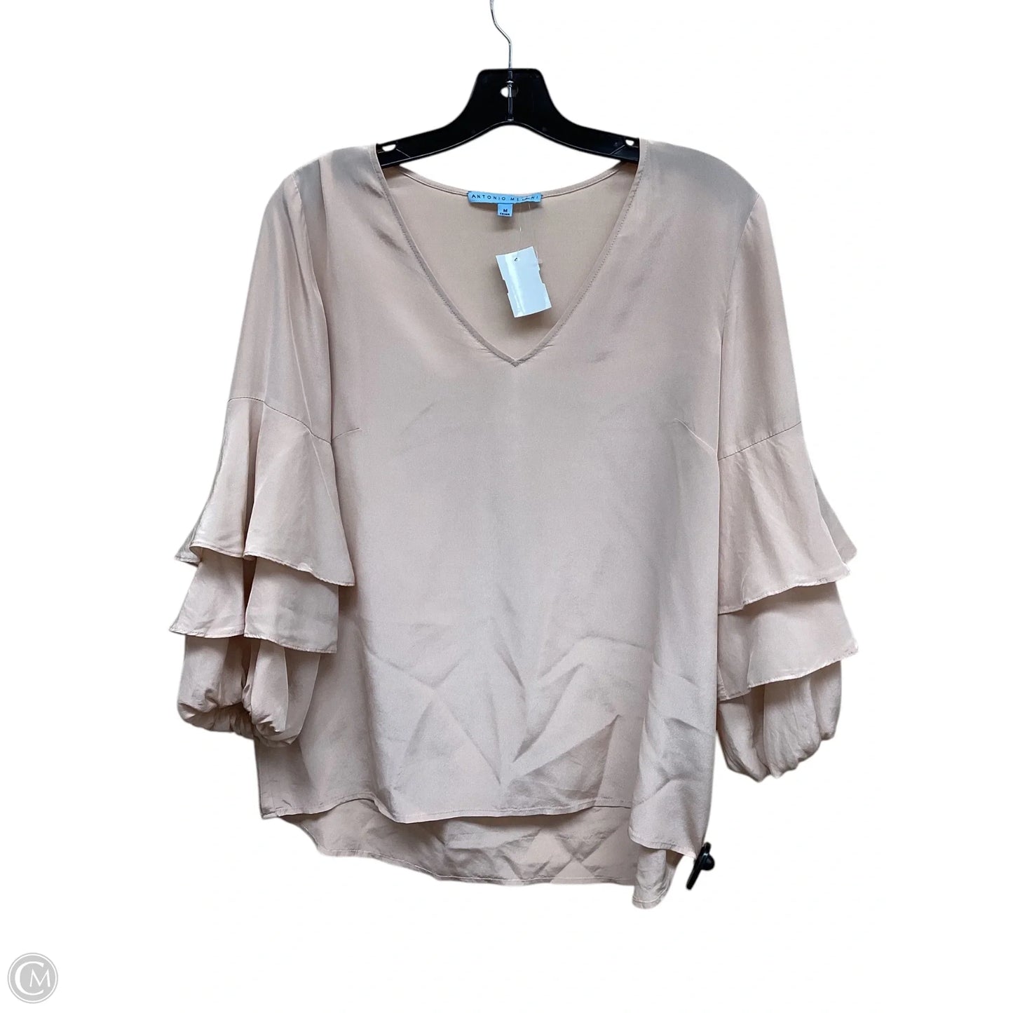 Top Long Sleeve By Antonio Melani In Pink, Size: M