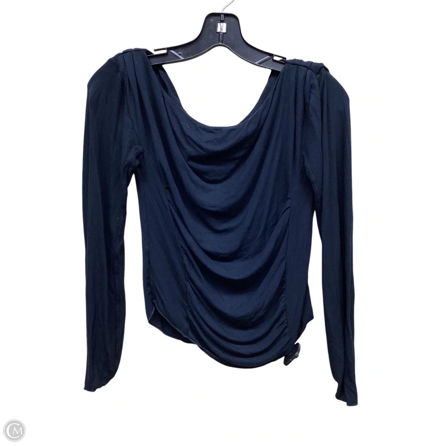 Top Long Sleeve By Free People In Black, Size: S