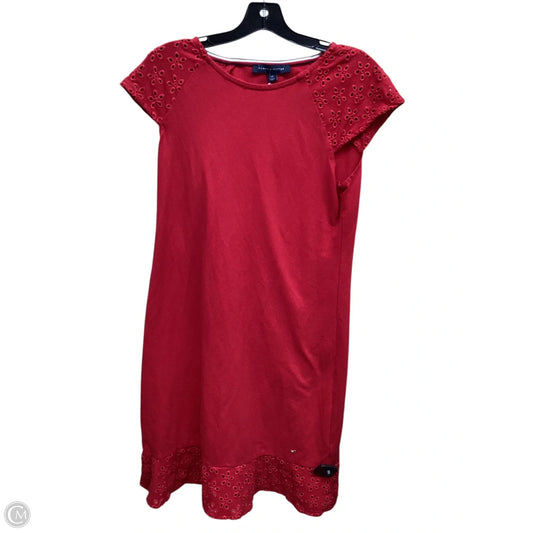 Dress Casual Short By Tommy Hilfiger In Red, Size: S