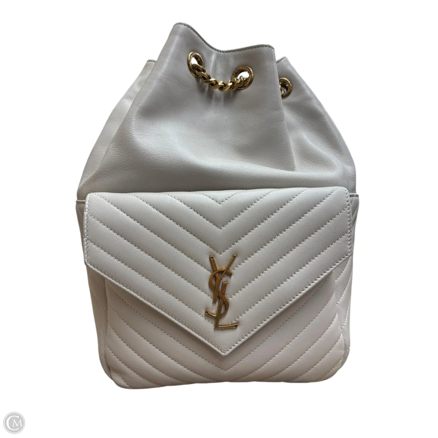 Backpack Luxury Designer By Yves Saint Laurent, Size: Medium