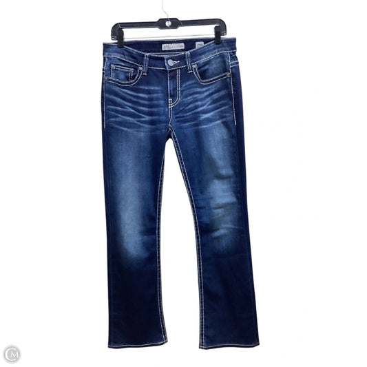 Jeans Boot Cut By Bke In Blue Denim, Size: 8
