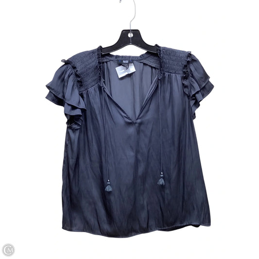 Top Short Sleeve By Paige In Black, Size: Xs